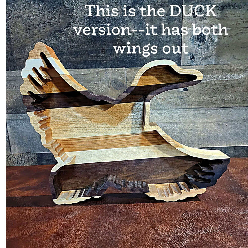 Duck Wood Tray Two Acre Woodworks