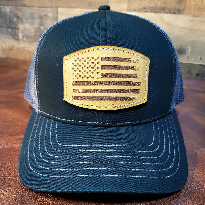 American Flag Hat Trucker Hat dad gift