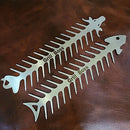 Flat stainless steel BBQ skewers, ideal for kabobs and available with personalization option