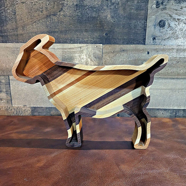 Goat Wood Tray Two Acre Woodworks