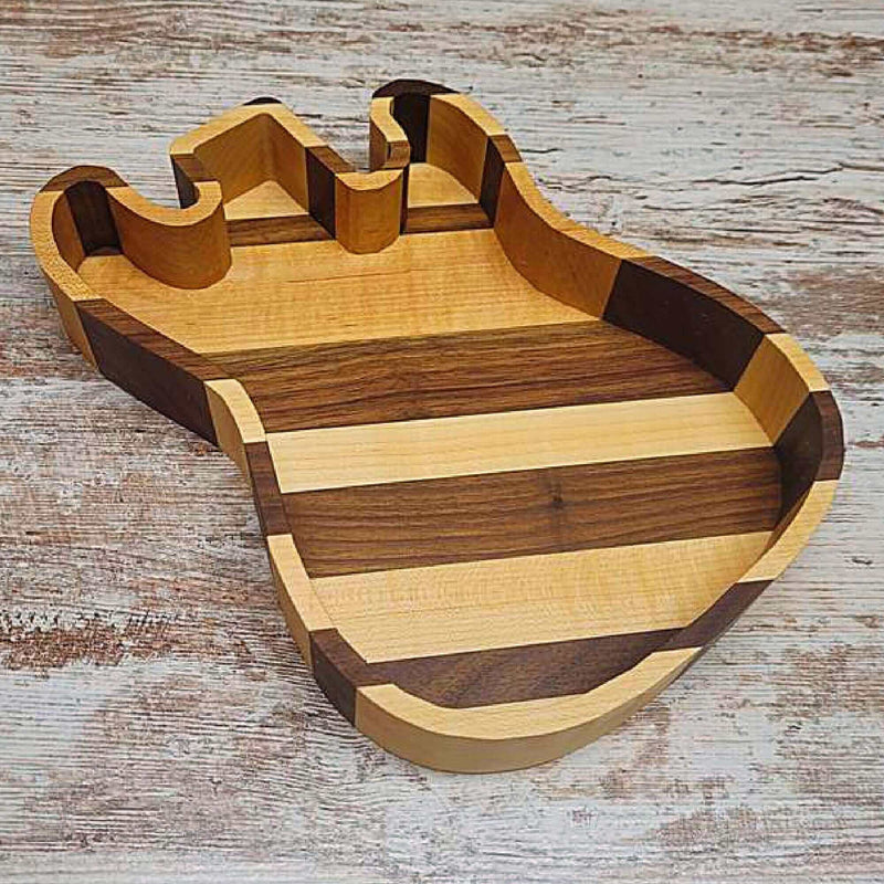 Guitar Wood Tray Two Acre Woodworks