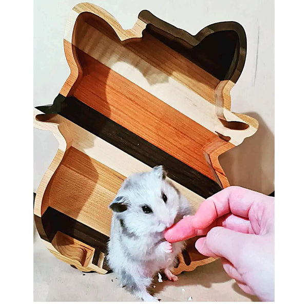 Hamster Wood Tray Two Acre Woodworks