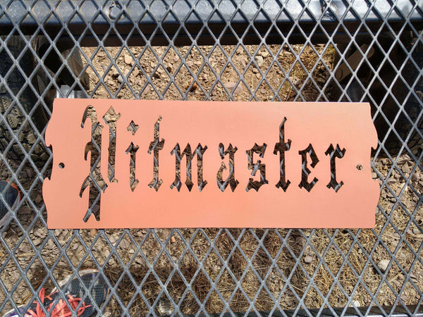 Pitmaster Metal BBQ Sign DDR Fab