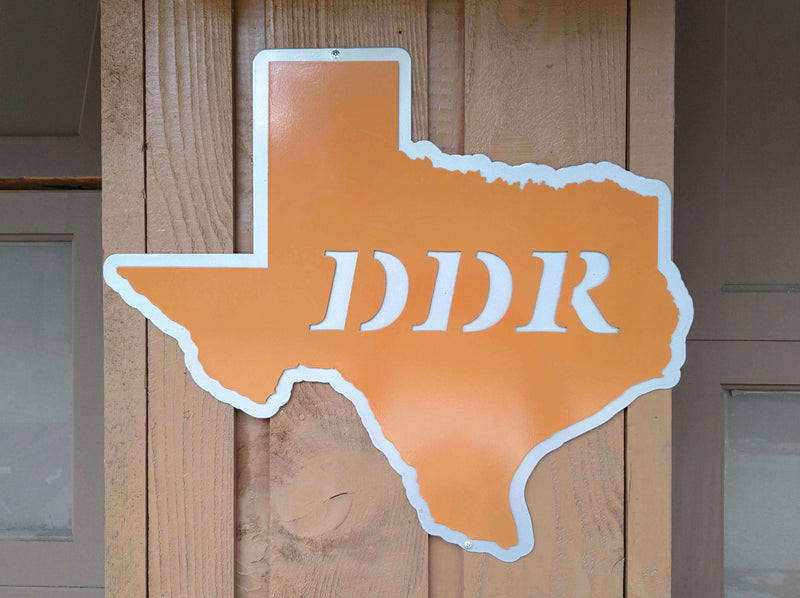DDR Fab Custom Metal Logo Sign - DDR Fab & DDR BBQ Supply
