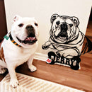 Custom Dog Portrait Metal Sign DDR Fab