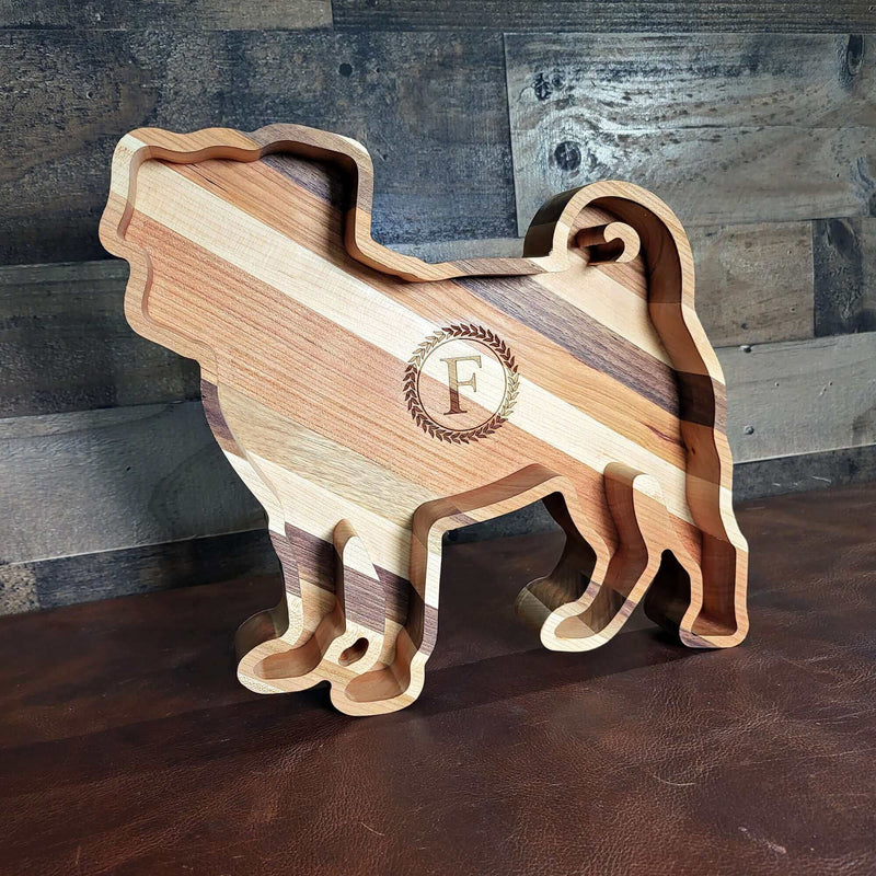 Pug Wood Tray Two Acre Woodworks