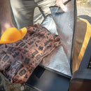 Drip EZ BBQ Meat Resting Blanket with zippered closure and wide opening for brisket or ribs