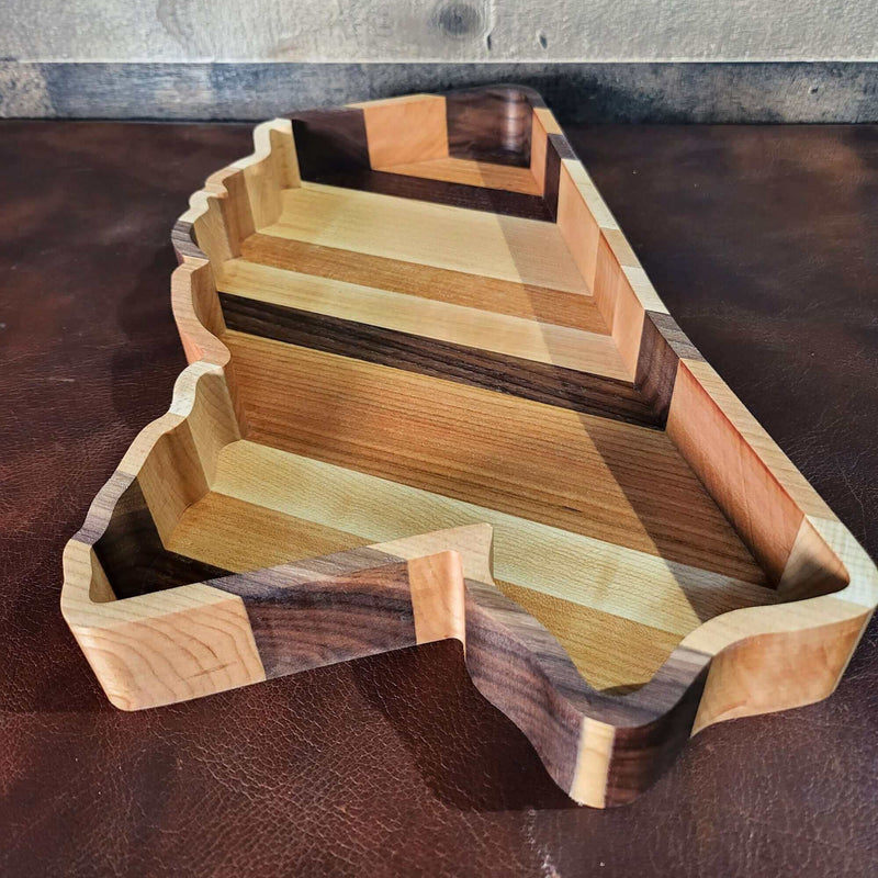 Mississippi Wood Tray Two Acre Woodworks