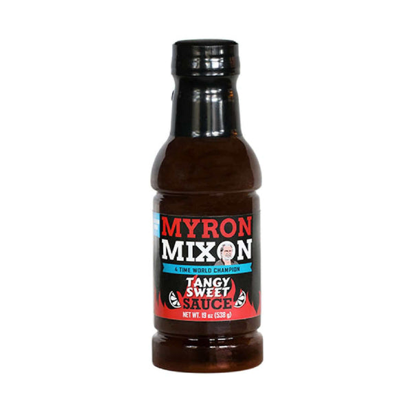 Myron Mixon Tangy Sweet BBQ Sauce with balanced sweet and tangy flavor for ribs, pork, and grilled chicken