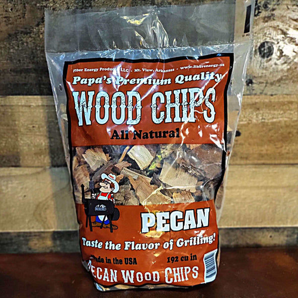 Papa's Brand Pecan Flavor Wood Chips Papa's Grilling Products