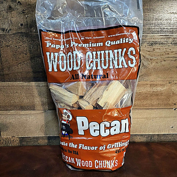 Papa's Brand Pecan Flavor Wood Chunks Papa's Grilling Products