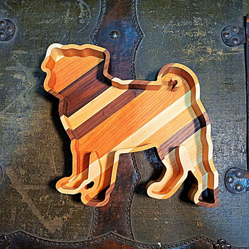 Pug Wood Tray Two Acre Woodworks