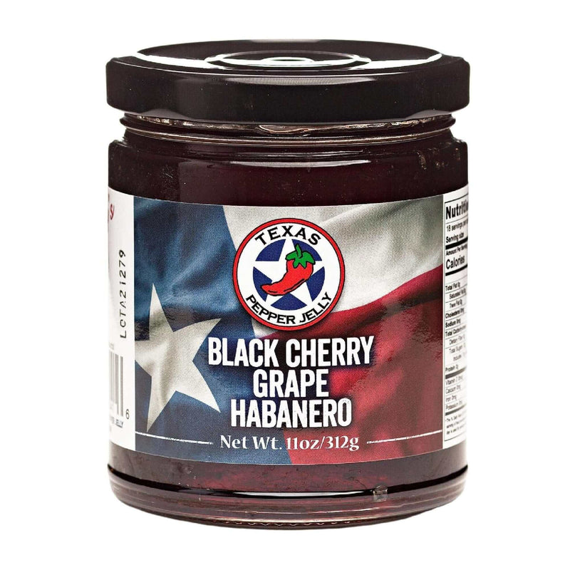 Texas Pepper Jelly Black Cherry Grape Habanero - 11 oz Texas Pepper Jelly