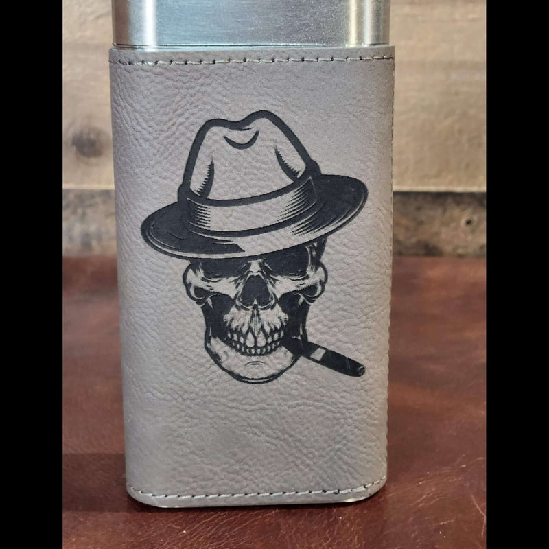 Skull Cigar Holder--Holds 3 Cigars