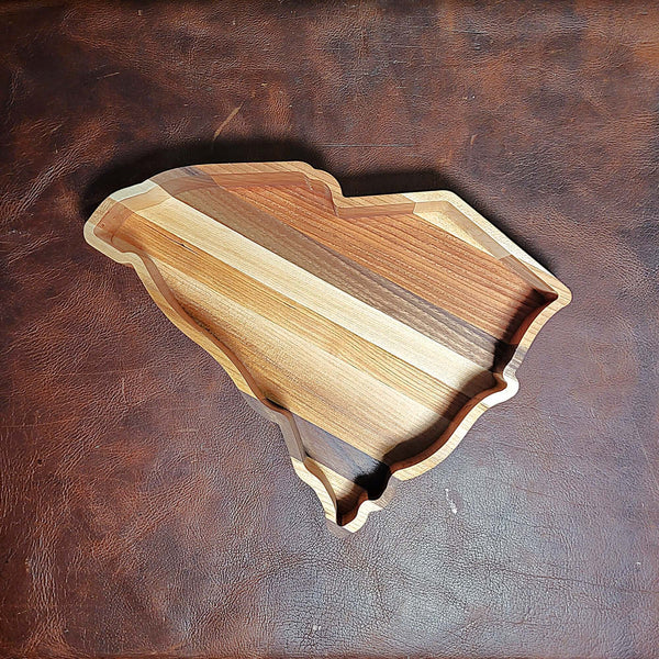 South Carolina Wood Tray Two Acre Woodworks