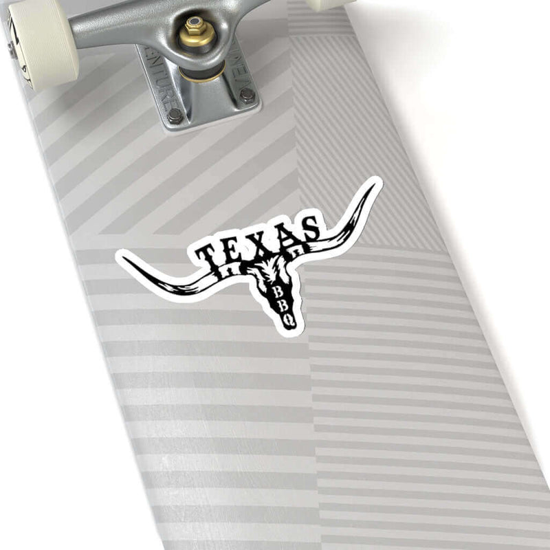 Durable Texas BBQ sticker for fans of authentic Texas-style barbecue