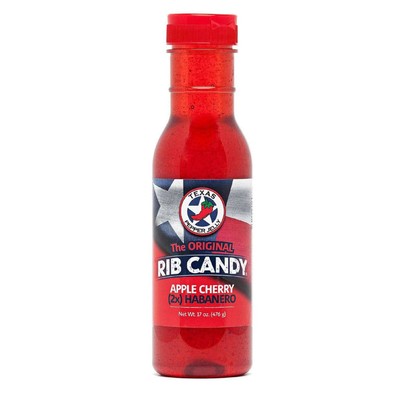 Texas Pepper Jelly Rib Candy Apple Cherry 2x Habanero - 17 oz Texas Pepper Jelly