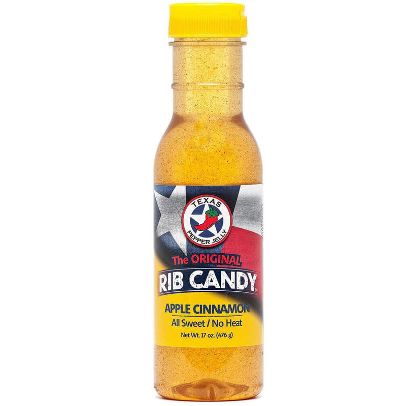 Texas Pepper Jelly Rib Candy Apple Cinnamon All Sweet/No Heat - 17 oz Texas Pepper Jelly