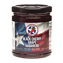 Texas Pepper Jelly Black Cherry Grape Habanero Jelly 11 oz with sweet dark fruit and habanero heat for glazes, appetizers, and sauces