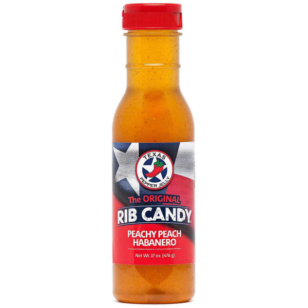 Texas Pepper Jelly Rib Candy Peachy Peach Habanero - 17 oz