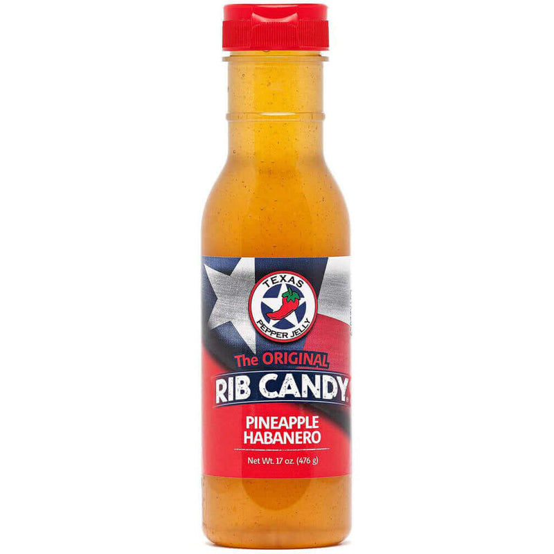 Texas Pepper Jelly Rib Candy Pineapple Habanero - 17 oz Texas Pepper Jelly