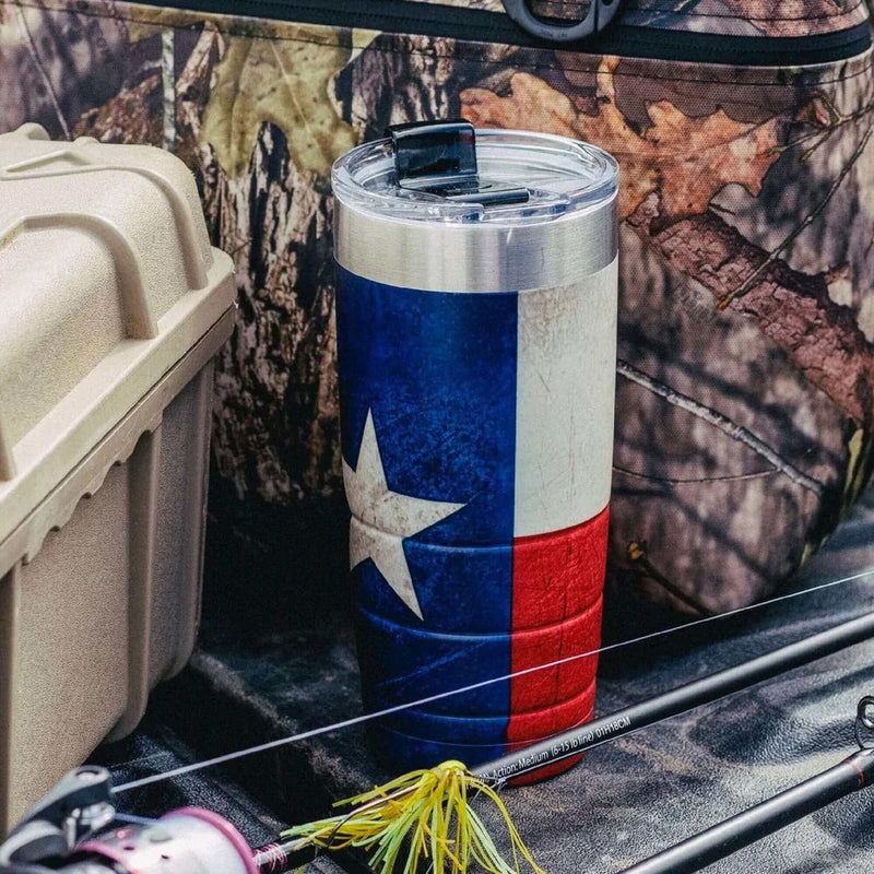 Texas Flag Tumbler DDR BBQ Supply