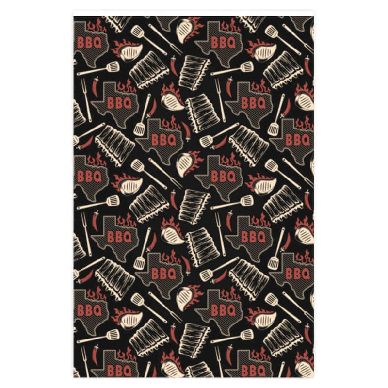 Texas BBQ Wrapping Paper DDR Fab