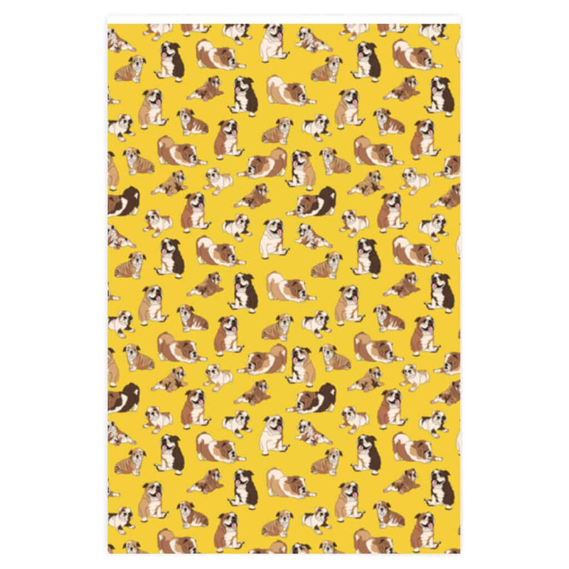 Wrapping Paper English Bulldog DDR Fab