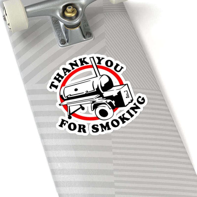 Thank You For Smoking BBQ Sticker DDR Fab