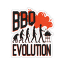 BBQ Evolution BBQ Sticker – evolution to pitmaster BBQ decal at DDR BBQ Supply