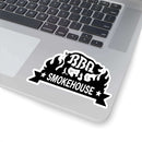 Smokehouse Pig BBQ sticker with Texas BBQ design for coolers, smokers, and grilling gear – shop DDR BBQ Supply