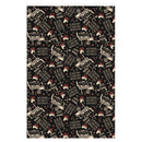 Black Grillin’ Chillin’ Refillin’ BBQ Wrapping Paper with smokers and steaks – available in 24x36 or 24x60