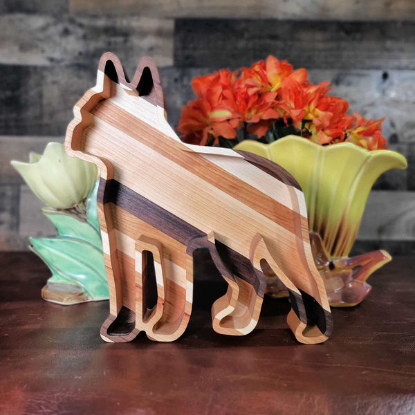 Boston Terrier Wood Tray