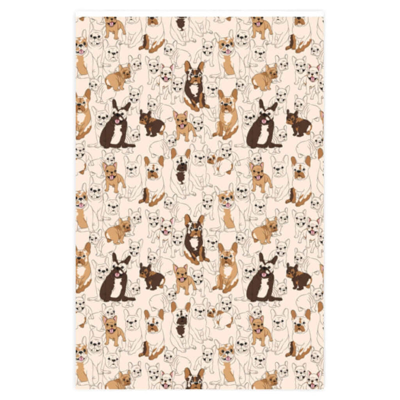 Wrapping Paper French Bulldog DDR Fab