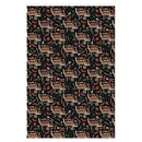 Classic BBQ Wrapping Paper in black with smokers, sausages, and peppers – DDR BBQ Supply
