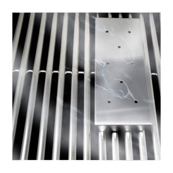 Stainless steel smoker box for charcoal, propane, and gas grills at DDR BBQ Supply