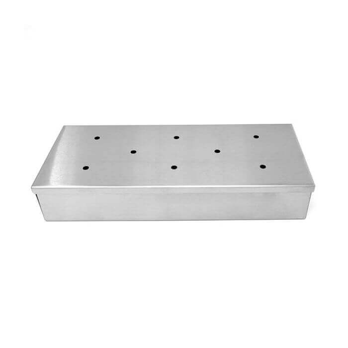 Stainless steel smoker box for charcoal, propane, and gas grills at DDR BBQ Supply