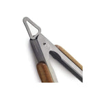 DDR BBQ Supply 18 inch BBQ tongs with stainless steel and Acacia wood handles for grilling and serving