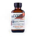 duke cannon big bourbon beard oil with oak barrel scent and organic ingredients in 3 oz bottle