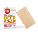 Duke Cannon Big Texas Beer Soap With Sandalwood Scent and Lone Star Beer in 10 oz Bar