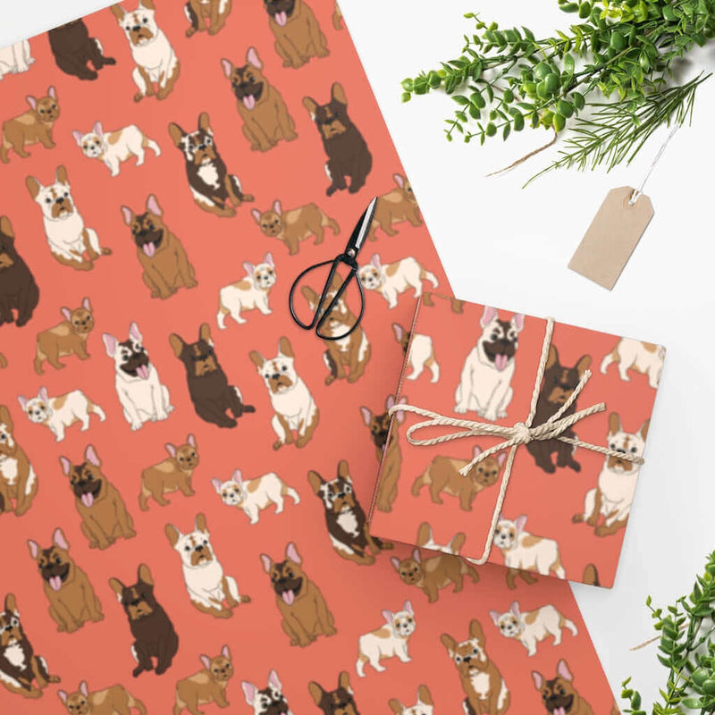 Wrapping Paper French Bulldog DDR Fab