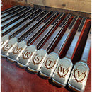 Personalized BBQ tongs with custom engraving, durable design, and soft-grip handle available at DDR BBQ Supply