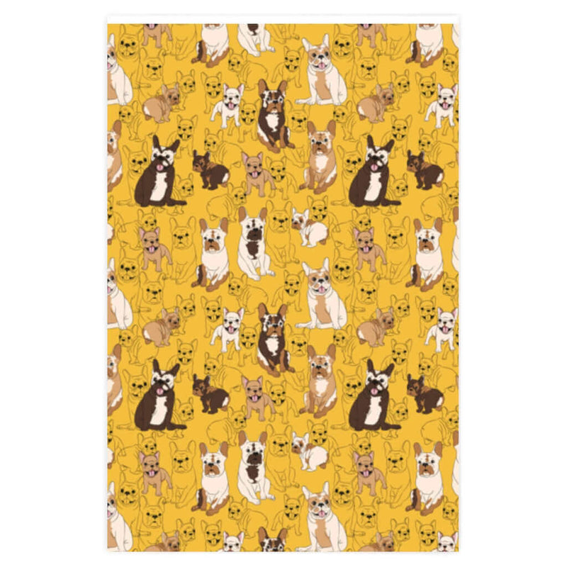 Wrapping Paper French Bulldog DDR Fab