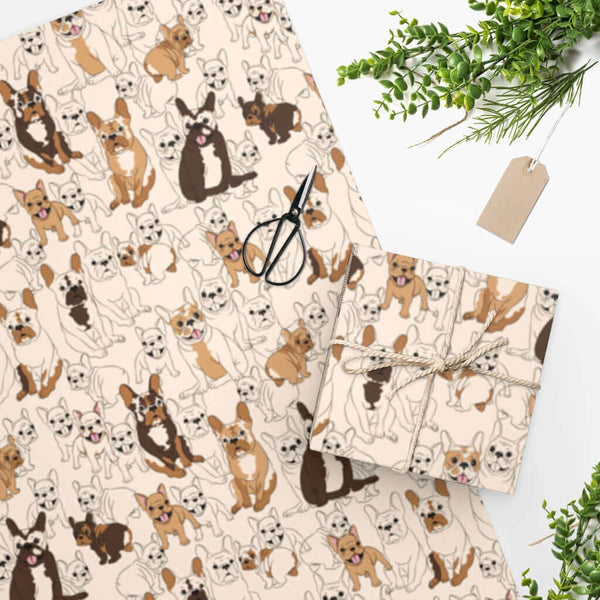 Wrapping Paper French Bulldog DDR Fab