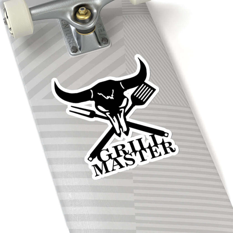 Grill Master BBQ sticker for coolers, smokers, and grilling stations – shop DDR BBQ Supply