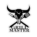 Grill Master BBQ sticker for coolers, smokers, and grilling stations – shop DDR BBQ Supply
