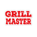 Grill Master BBQ sticker for smokers, coolers, and grilling gear – shop DDR BBQ Supply