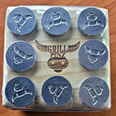 Grill Pinz Bacon Holders made from stainless steel for securing bacon wraps, stuffed meats, and grilled vegetables