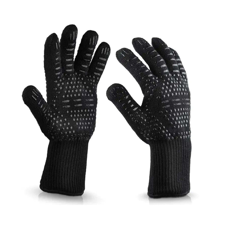 BBQ Grill Gloves Cut & 932°F Heat Resistant Gloves - Set of 2 Vigor/Faire