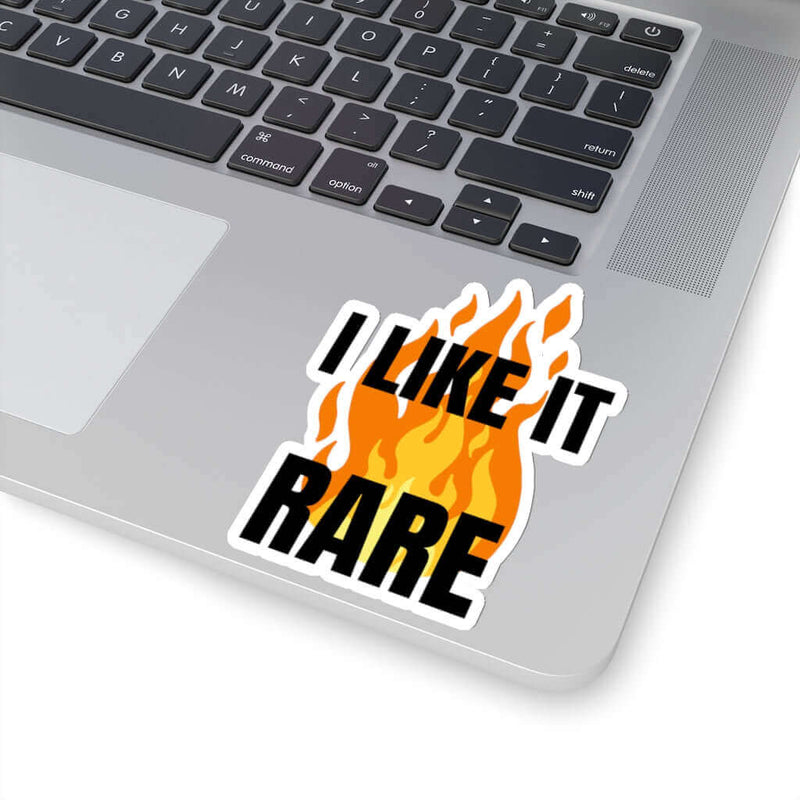 I Like It Rare BBQ sticker for coolers, smokers, and grilling setups – shop DDR BBQ Supply